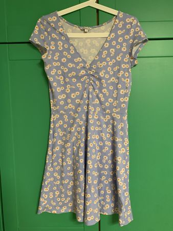 % CLOCKHOUSE Sommerkleid hellblau mit Blümchen Gr. S 🌼
