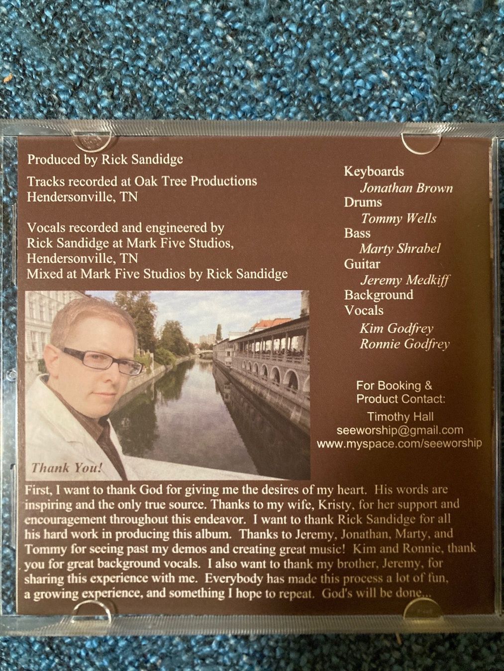 CD: Timothy Hall - S.E.E. Worship – Usato da Lützelflüh-Goldbach venduto da Deiv4 2