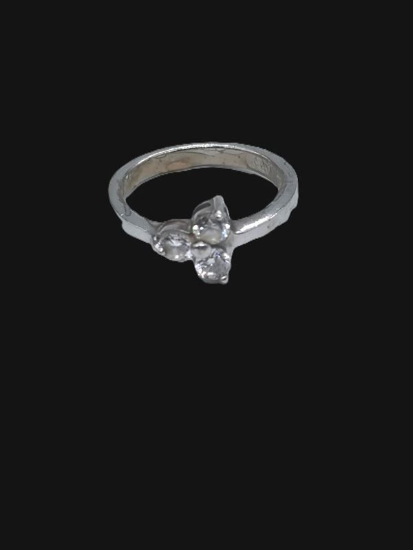 Anelli: Ring Silber Zirkonia Grösse 59 – Usato da Rüti ZH venduto da Restwert_Rueti_ZH