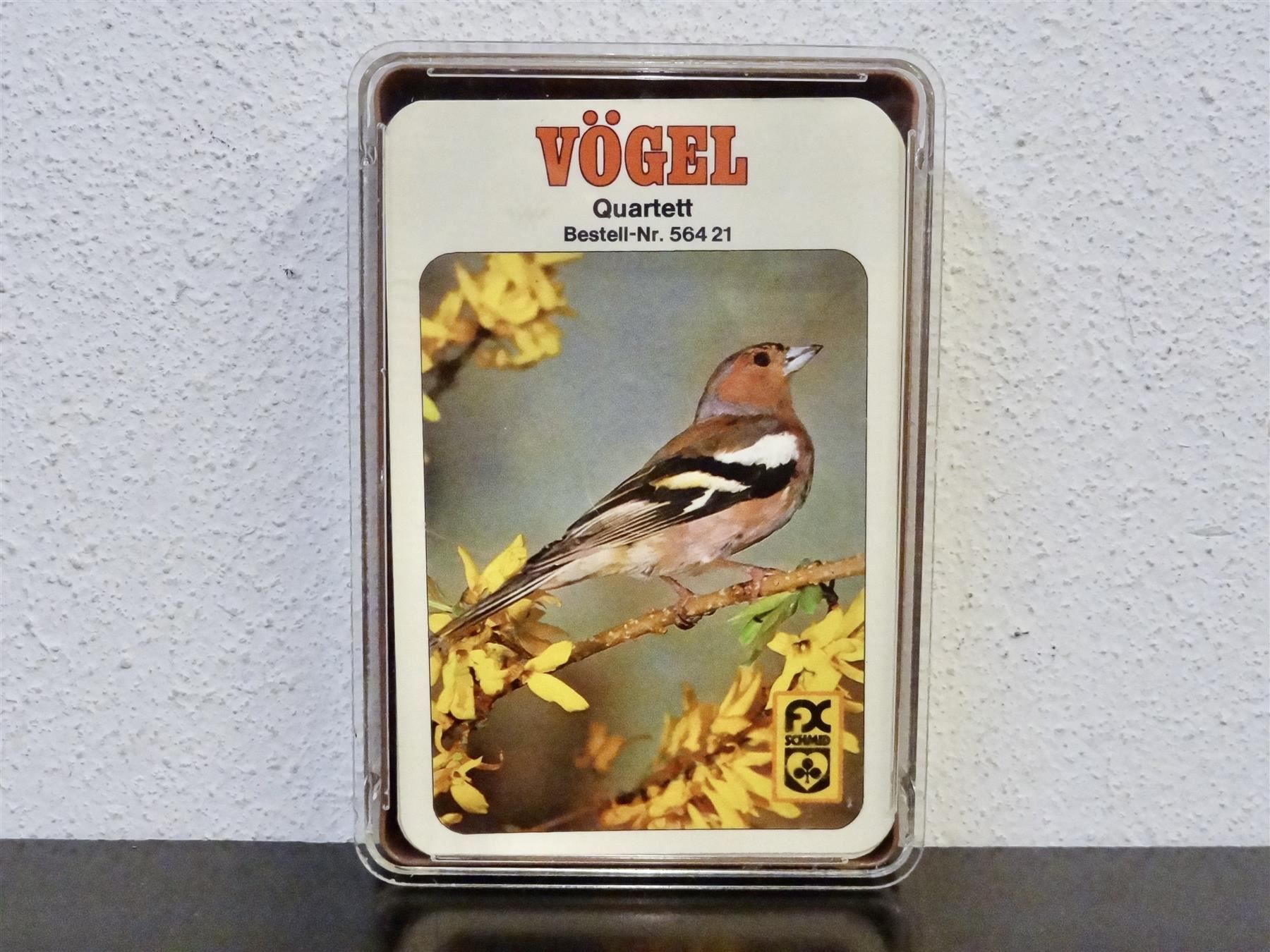 Spiele: altes Quartett TIER-QUARTETT VÖGEL – Gebraucht aus Kerzers von wisaundso