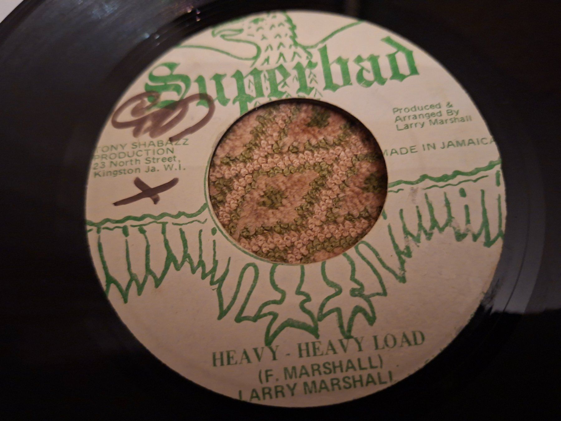 Schallplatten: Reggae 7" - Larry Marshall - Heavy Heavy Load – Gebraucht aus Bernex von Wannabehasbeen01