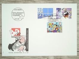 TR07 Enveloppe + Timbre Suisse 1992