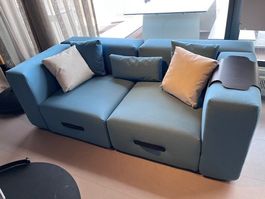Gartenlounge Sofa MIAMI von Conmoto (D) hellblau wasserdicht