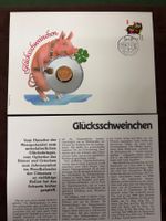 GLÜCKSSCHWEINCHEN- BERMUDA One Cent 1988- Münzbrief 26.10.89