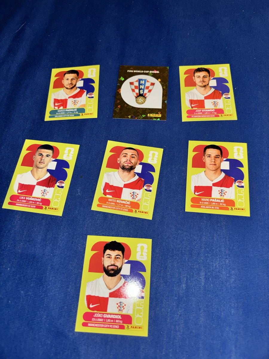 Panini Carte collezionabili: Kroatien 7x panini – Nuovo (secondo la descrizione) da Olten venduto da Melxnie_46