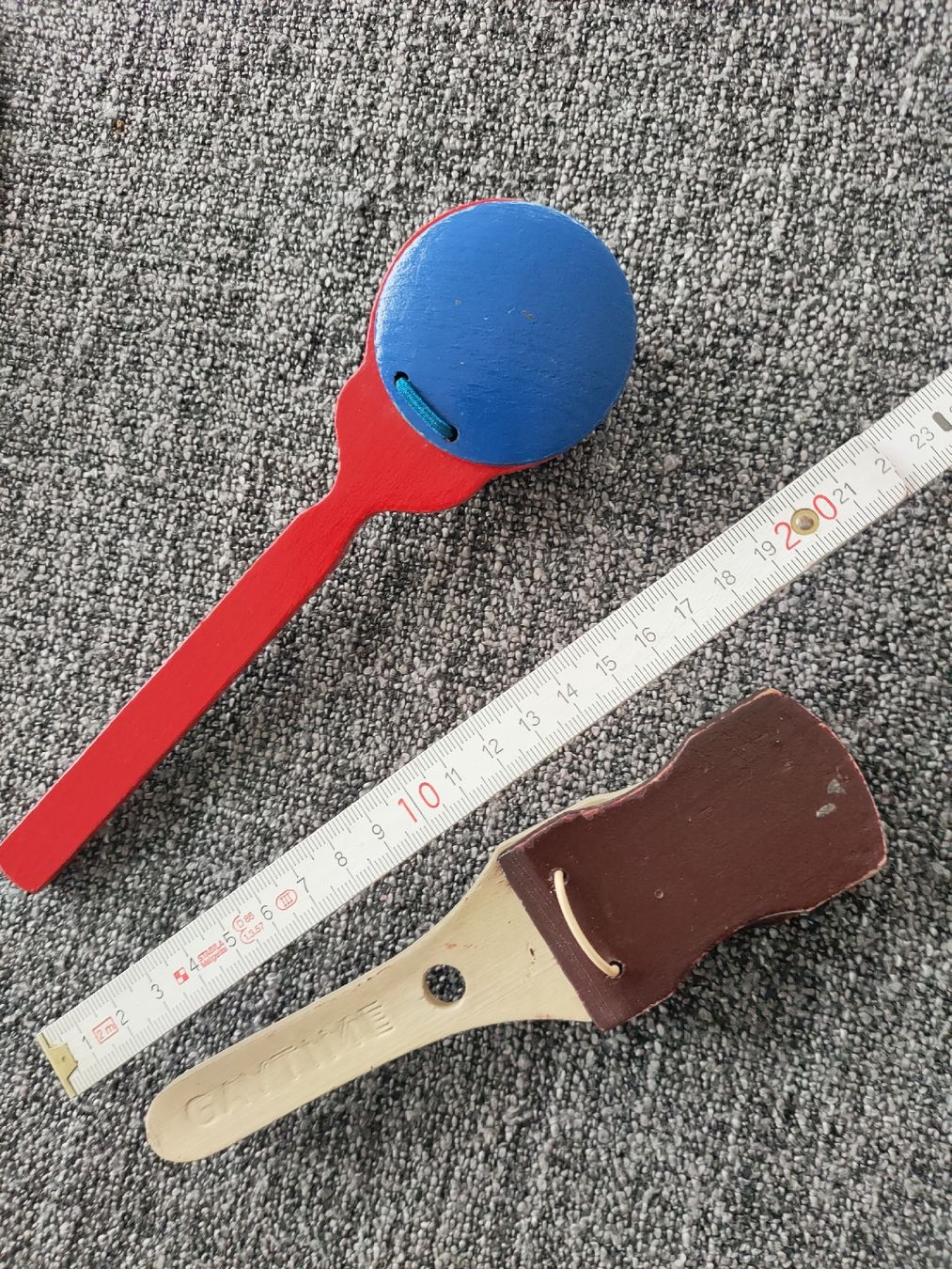 Copricapi, berretti & cappellini: Set: 2 Strohhüte + 3 Musikinstrumente, Vintage – Usato da Gipf-Oberfrick venduto da minini 3