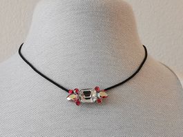 Swarovski Kette Joker weiss & pink cry