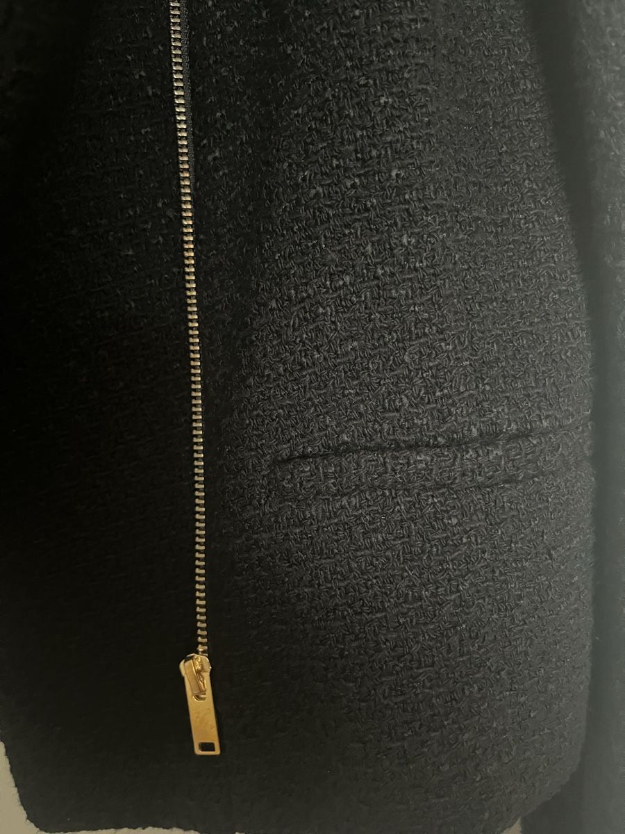 Mango Giacche: Schwarze Mango Tweed Jacke, Grösse M – Usato da Zürich venduto da saskiasaskia7 2