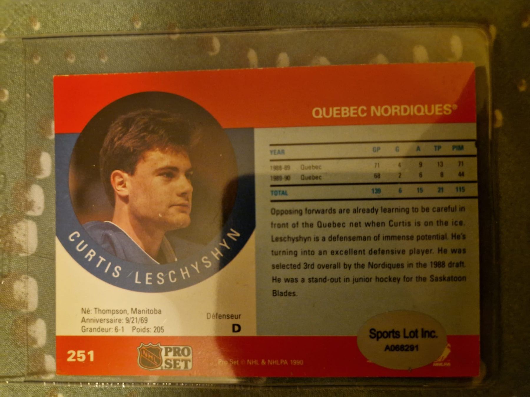 NHL Sammelbilder & Trading cards: Carte NHL signée par Curtis LESCHYSHYN – Gebraucht aus Lutry von SwissBBCards 6