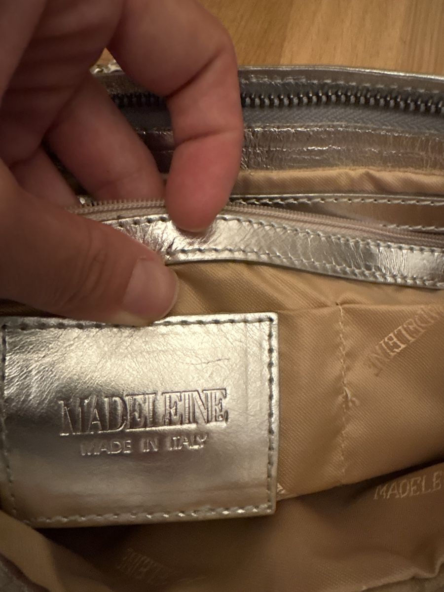 Taschen für Damen: Madeline Silver Tasche Leder – Gebraucht aus Bern von LoveVintageY2K 6