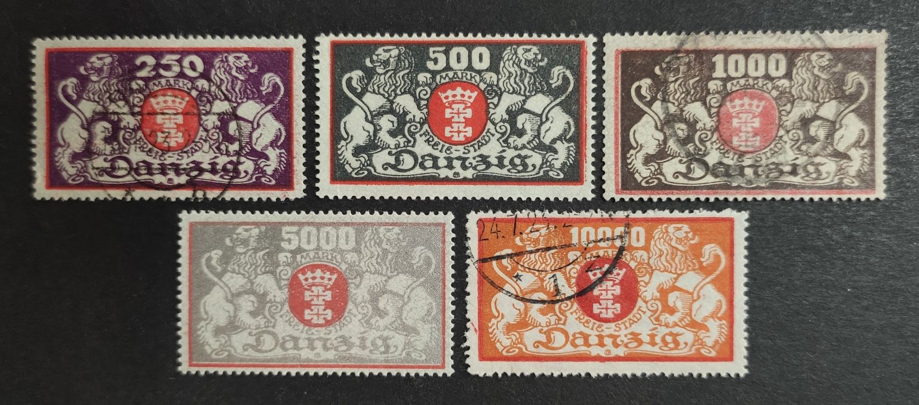 Danzig 1923, LoT un/gestempelt (Gebraucht) in Wil SG für CHF 1 – mit ...