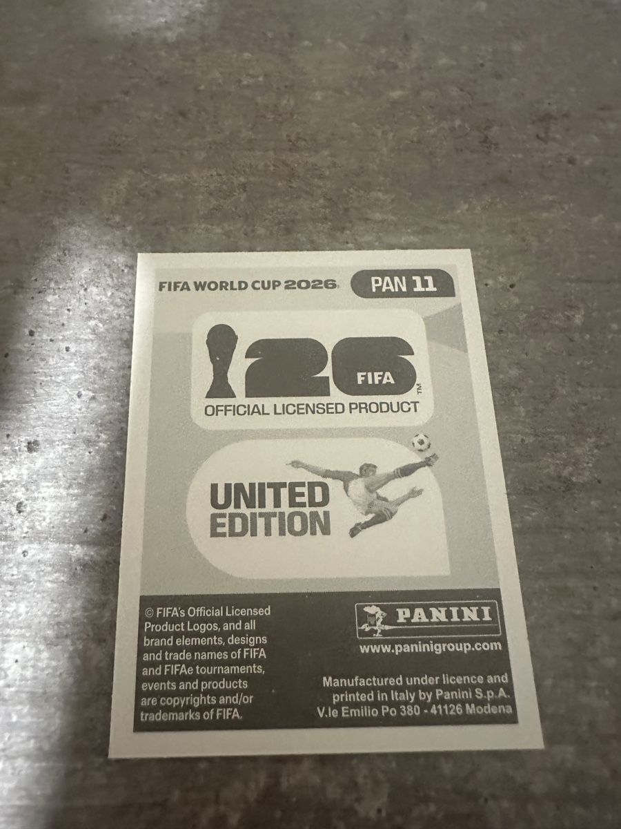 Panini Cartes à collectionner: PAN 11 , FIFA WORLD CUP 2026 PANINI  – Neuf (Voir description) à Frauenfeld par 1PegPeg1 1