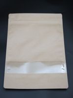 10 Stück Standbodenbeutel mit Sichtfenster 180x290 mm Beutel