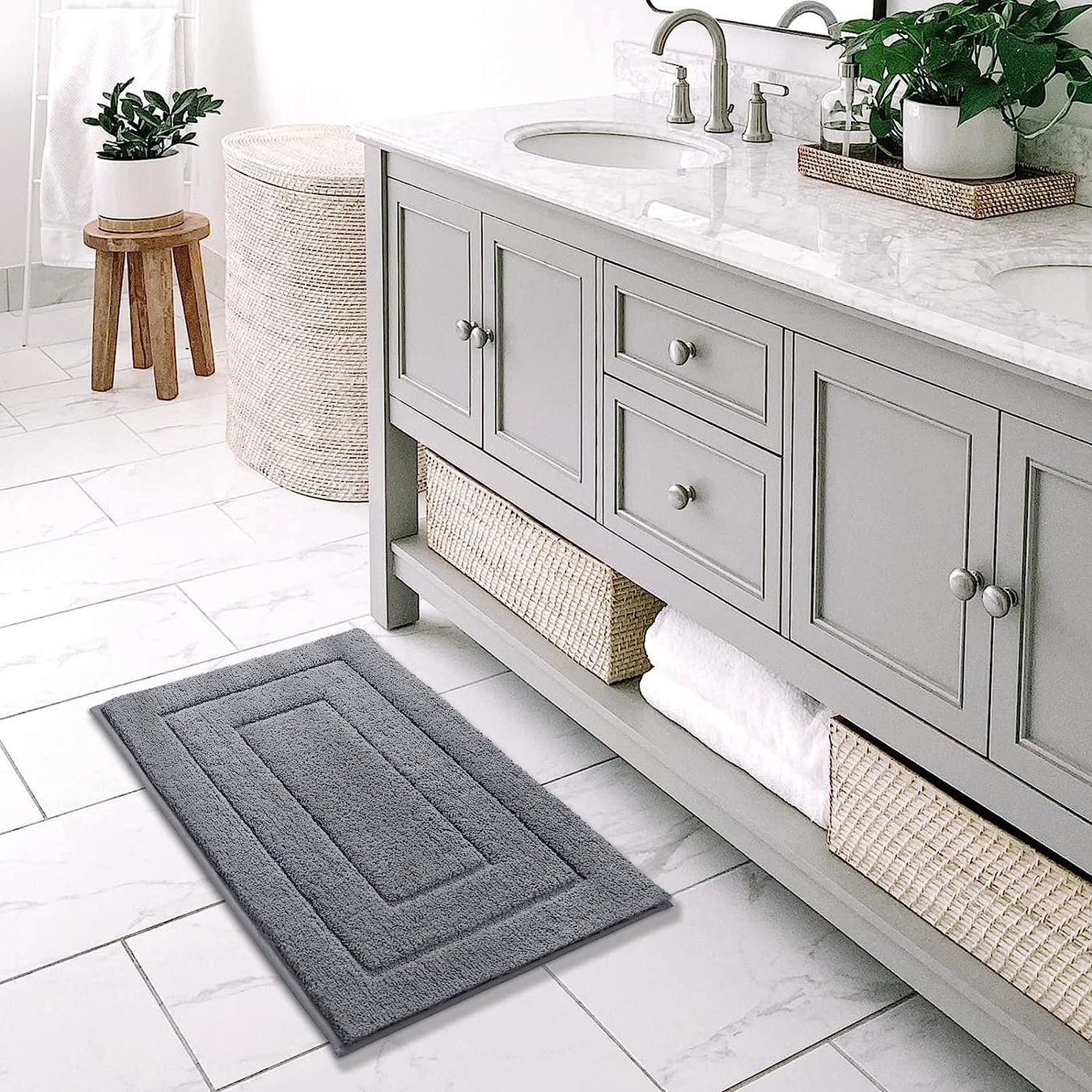 Tappetini fitness: Badteppich rutschfest, 40 x 60 cm – Nuovo e nell'imballaggio originale da Nuglar venduto da SaleRitter 6