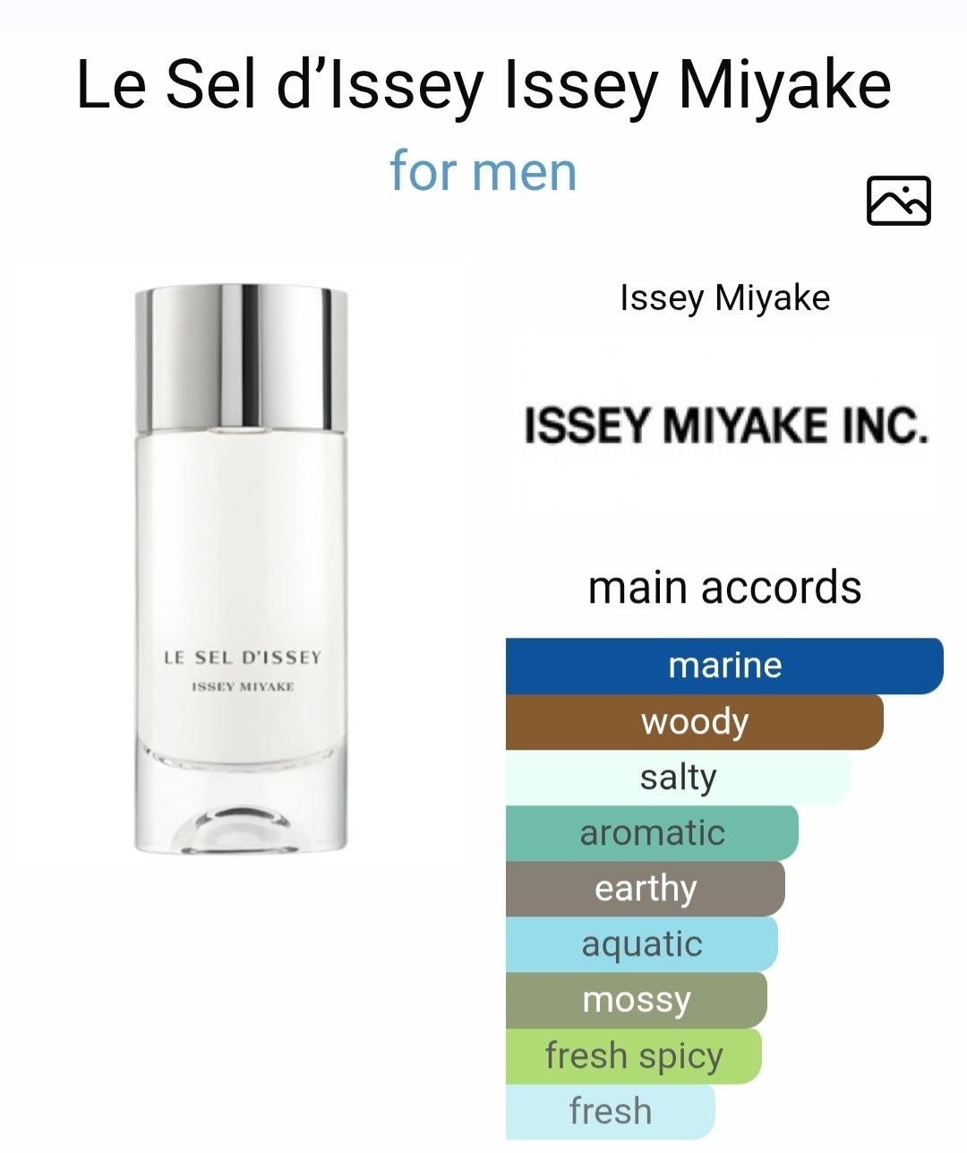 Issey Miyake Profumi & Eau de Toilette: Issey Miyake Le sel d' Issey – Nuovo (secondo la descrizione) da Utzigen venduto da DRAGONY23 2