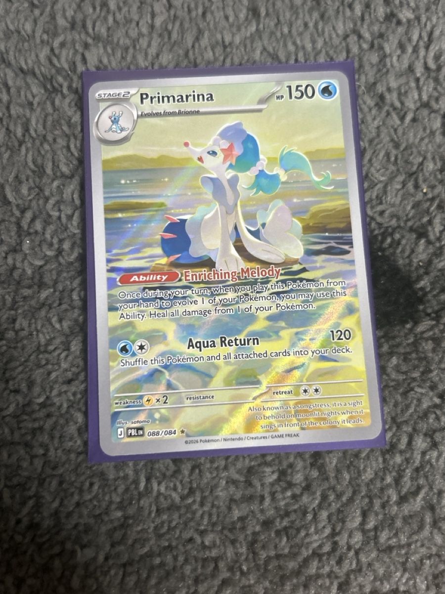 Pokémon Carte collezionabili: Primarina (PBL 088) EN – Nuovo (secondo la descrizione) da Thun venduto da ken2009 2