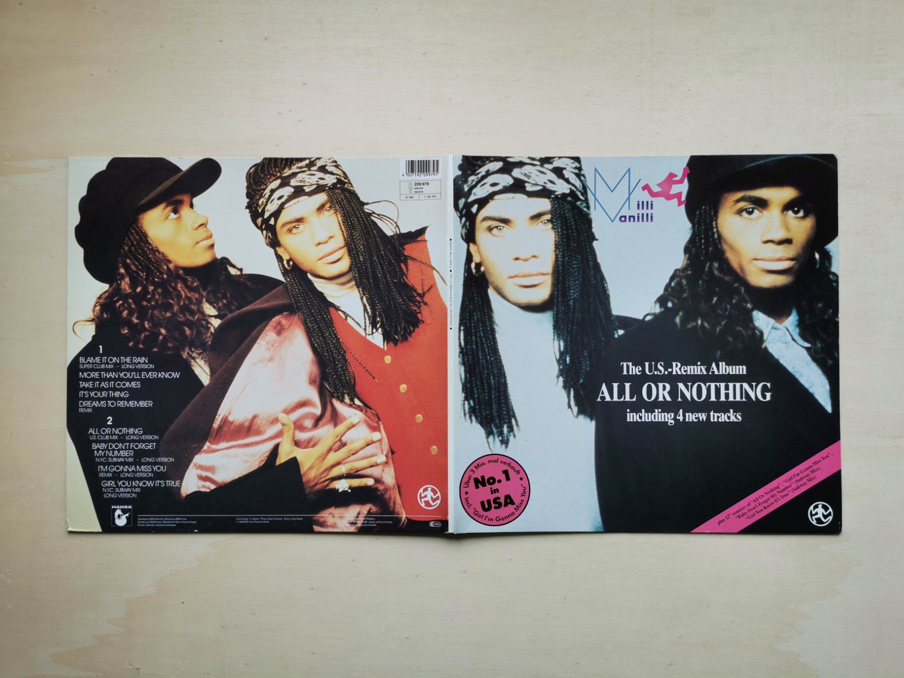 Dischi in vinile: Milli Vanilli - All Or Nothing EU 89 – Usato da Ebikon venduto da kisuM 2