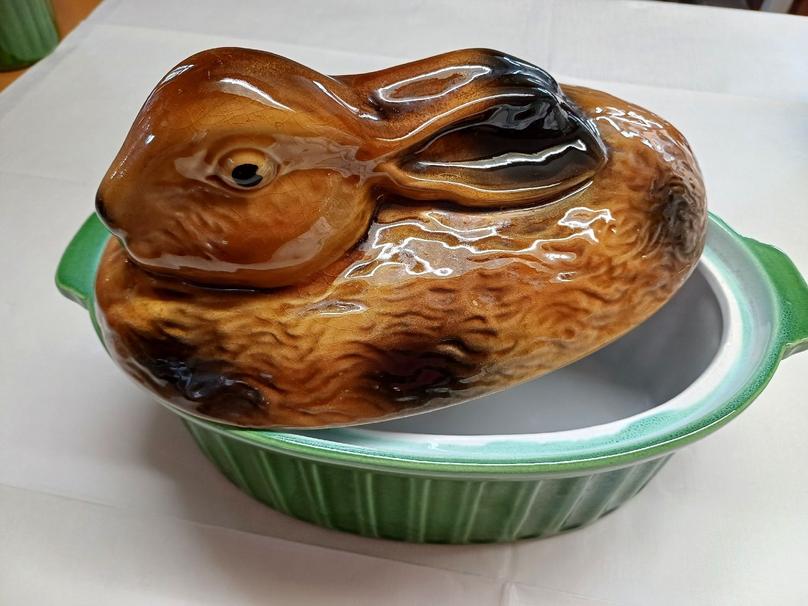 Teglie da forno: Keramik/TerrinenForm für Braten/ oder Osterdeko – Usato da Flaach venduto da ker_6ml7 5