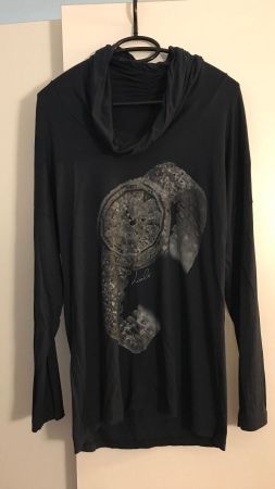 Langarm-Shirt Lizalù dunkelblau/dunkelgr