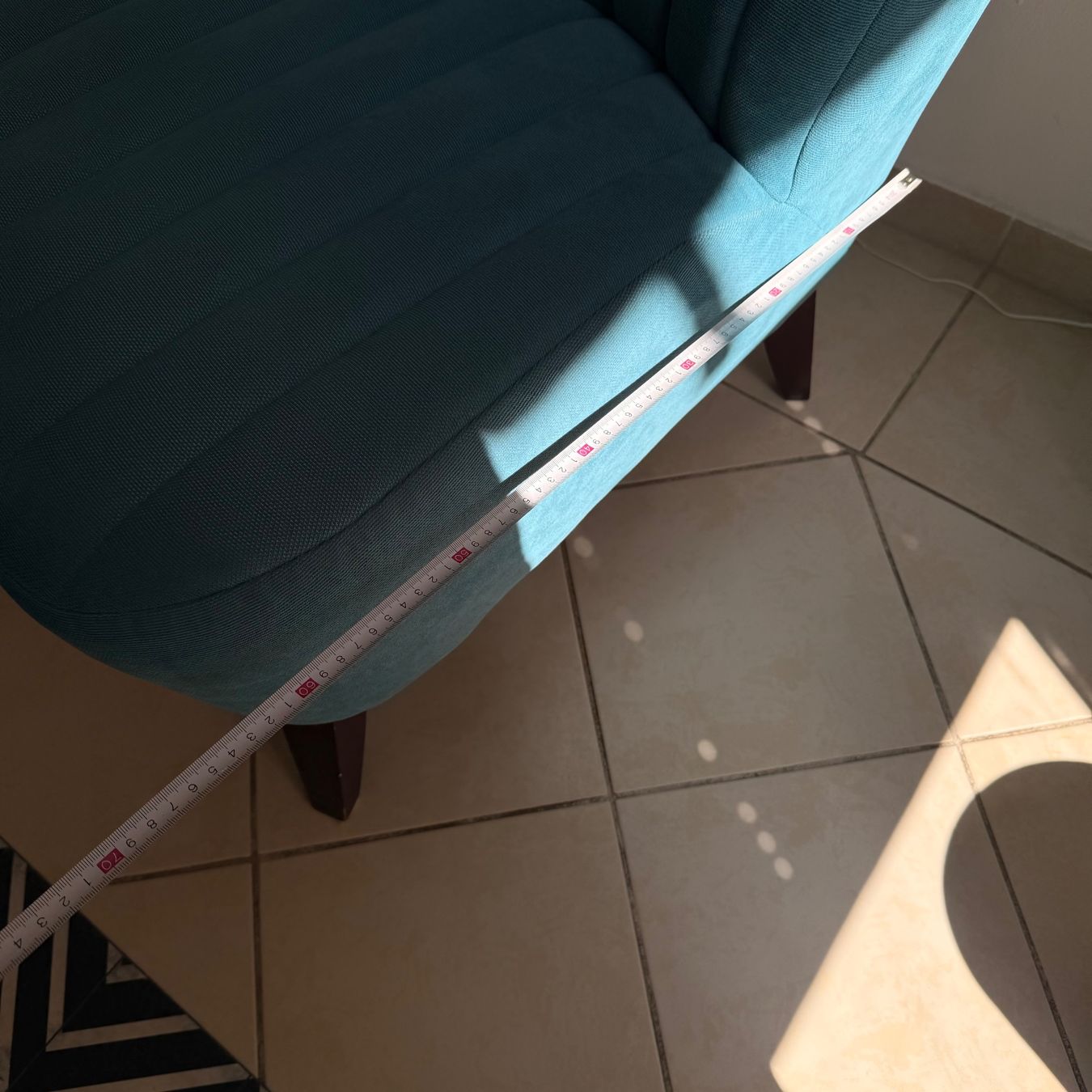 Poltrone: Gutmann Sessel Teal | Gesteppt – Usato da Dällikon venduto da SimaCH 5