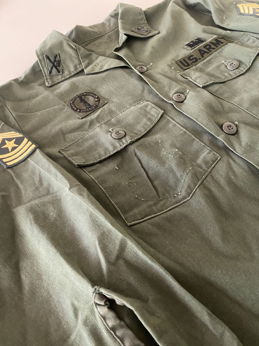 US Army Uniformen: US Army Feldhemd OG-107 First Sergeant XL – Gebraucht aus Basel von OffPitchCollective 1