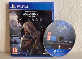 Assassin's Creed Mirage PS4/PS5 Game disc and case