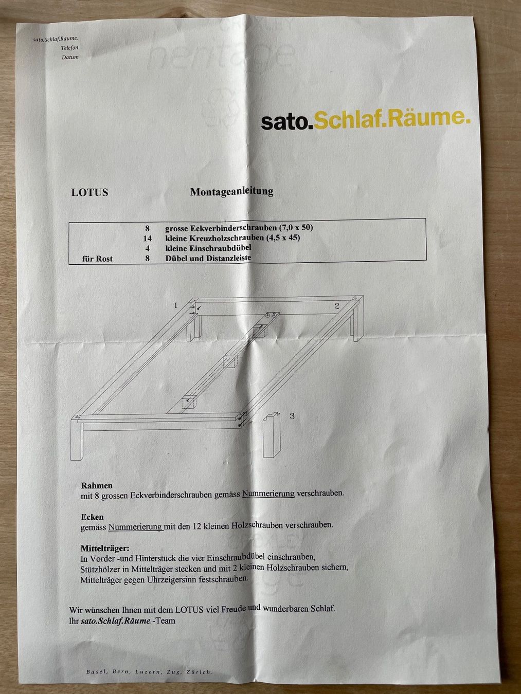 Sato Letti: Massivholzbett Lotus – Usato da Péry venduto da Beatrice_Schumacher 6