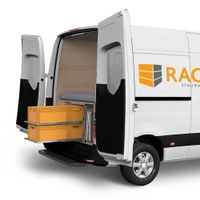 RACKY® KW 90M - Auszugsregal für den Kastenwagen - 2 Auszüge