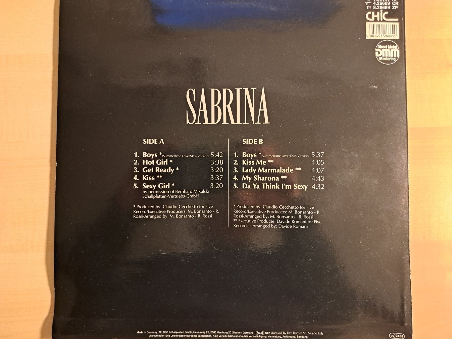 Dischi in vinile: LP Sabrina (1987) – Usato da Glashütten venduto da Christheswiss 1