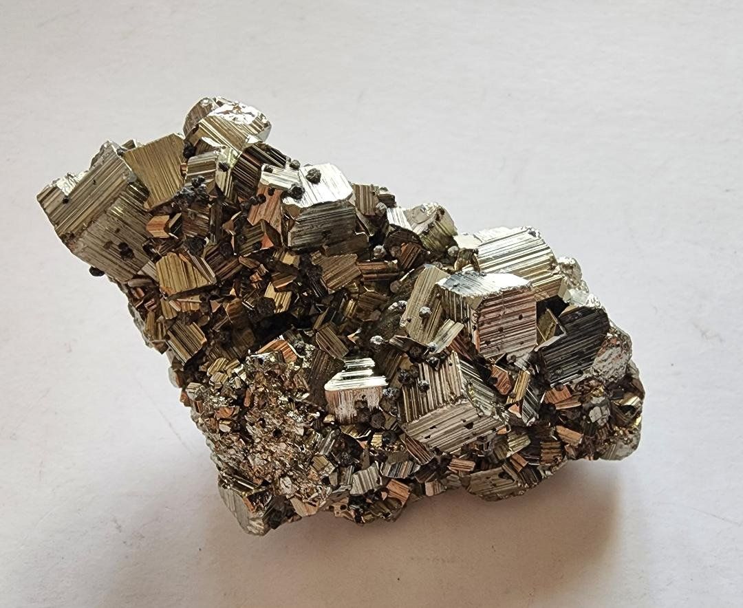 Minerali & Pietre curative: Peru: wunderschöner Matrix Pyrit-Schwimmer. – Nuovo (secondo la descrizione) da Lima- Peru venduto da Alpaka-Haus 4