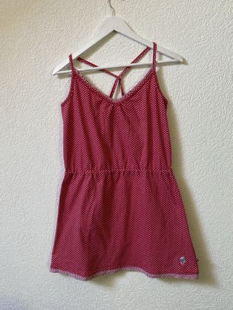 Alprausch Sommer Kleid Rot/Weiss Gr. L Top Zustand!