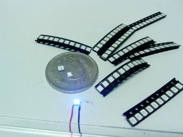 Componenti elettronici: LED SMD 3528, blau, 50Stk – Nuovo (secondo la descrizione) da Luzern venduto da Salefactory 1