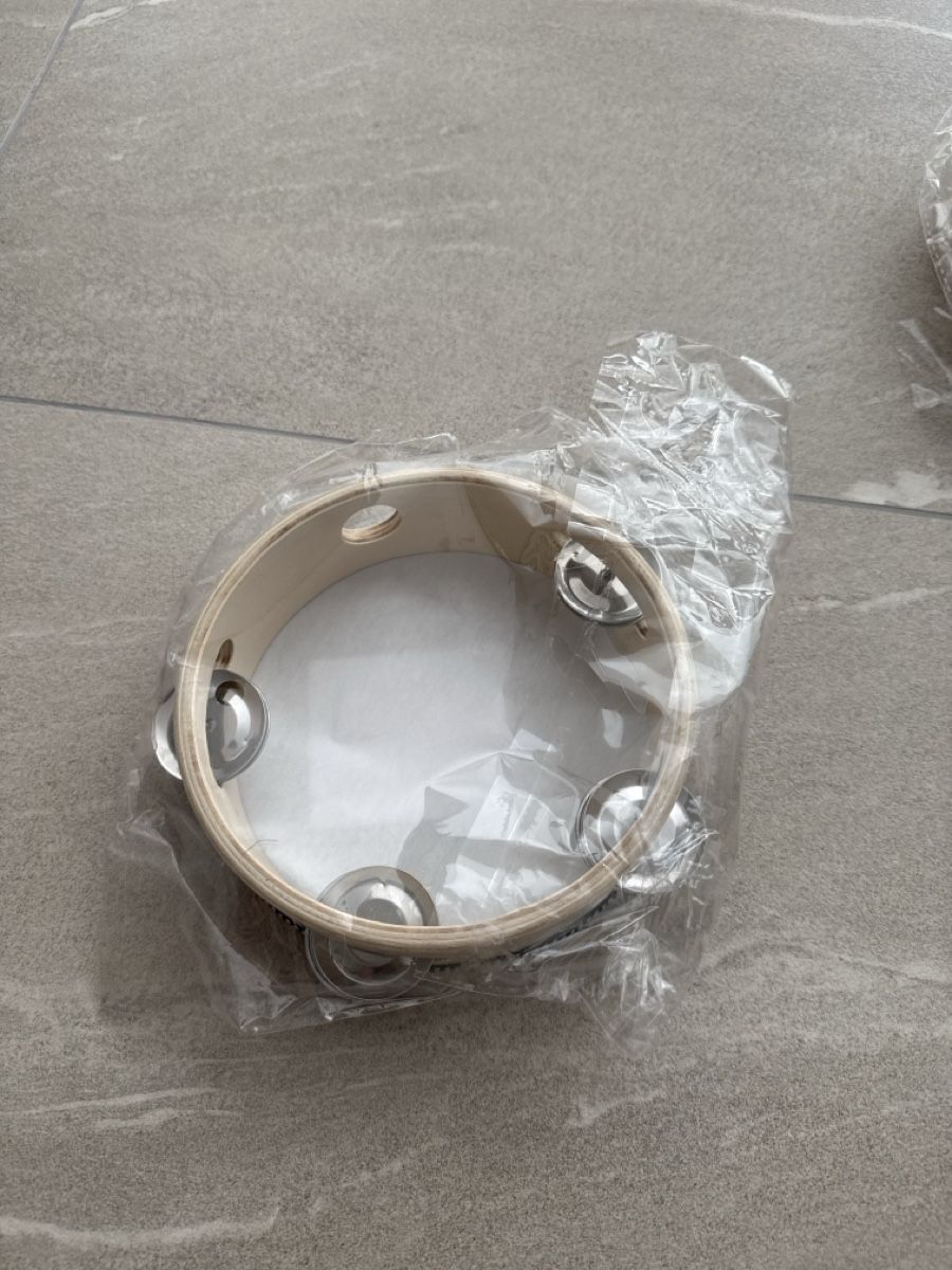 Strumenti musicali: 4x Tamburin – Nuovo e nell'imballaggio originale da Steinhausen venduto da EdiSLB 2