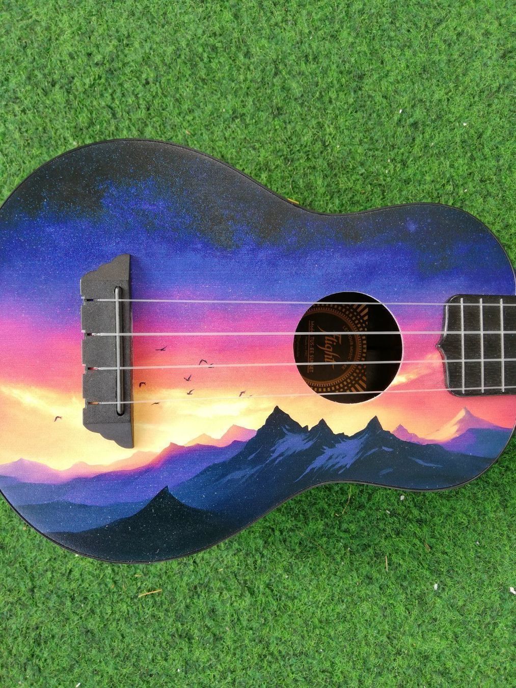 Musikinstrumente: Ukulele mit Spielhilfe und Schützhülle – Neu und originalverpackt aus Davos Platz von wauwauin
