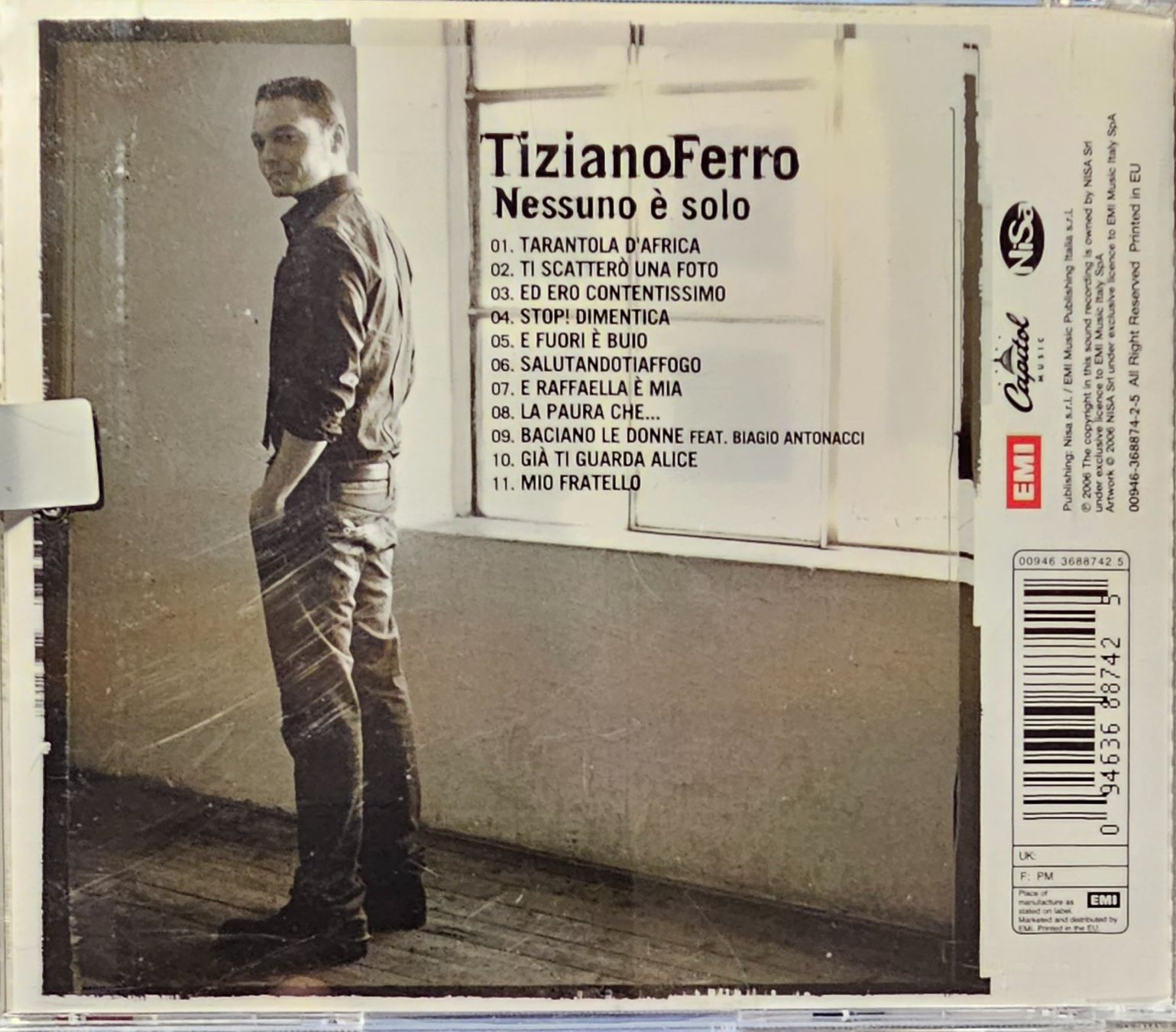 CDs: Tiziano Ferro – Nessuno È Solo – Gebraucht aus Wahlen b. Laufen von Cg10 1