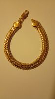 Vergoldete Armband mit 18 Karat