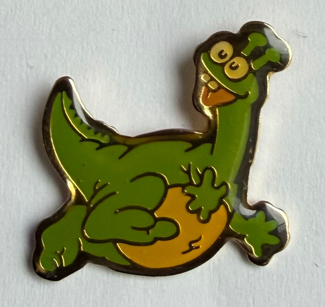 Placchette & Badge: Dinosaurier Pin – Usato da Zürich venduto da Kue_Zuerich