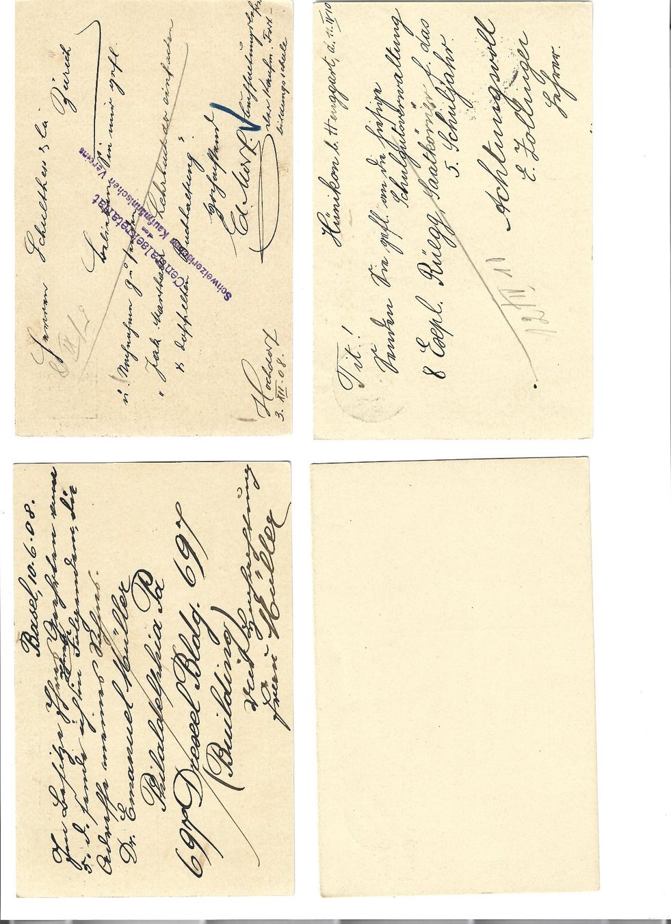Cartoline postali: 9 carte postale 9 Postkarte – Usato da Delemont venduto da toutdubon11 1