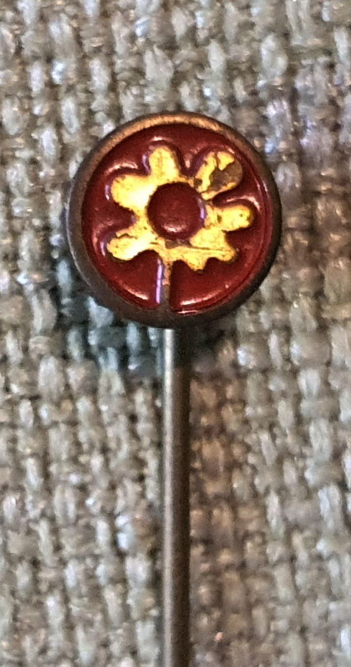Spille & Fermagli: I608 - Nadel mit Blume – Usato da Reinach BL venduto da Boston-Verkauf