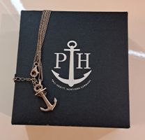 Paul Hewitt Halskette mit Anker-Anhänger, Silber 925