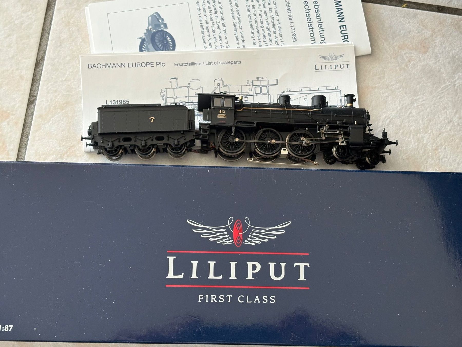 Liliput 131980 Dampfok A 3/5 SBB 613 Zahnrad Messing Digital (Neu ...