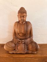 Statuette * BOUDDHA * En bois * Hauteur 22 cm