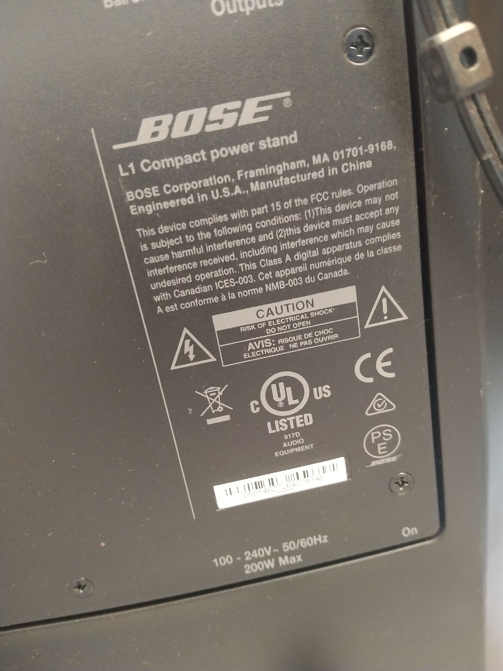 Bose Lautsprecher: Bose L1 Compact Power Stand mit Tragetasche – Gebraucht aus Meiringen von Sirenita01 3