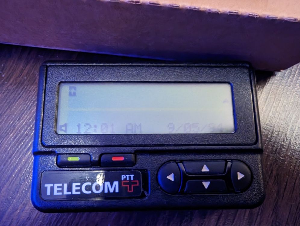 Motorola Advisor Pager mit PTT Telekom Branding mit OVP Kaufen auf
