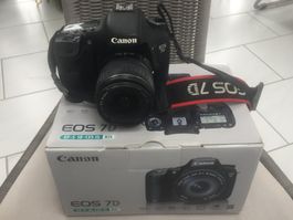 Canon EOS 7D inkl. Objektiv und Batteriegriff