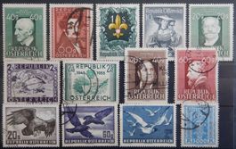 Österreich ex. Kat. 396-1016 gest. 1922/55 Kat. 90 Euro