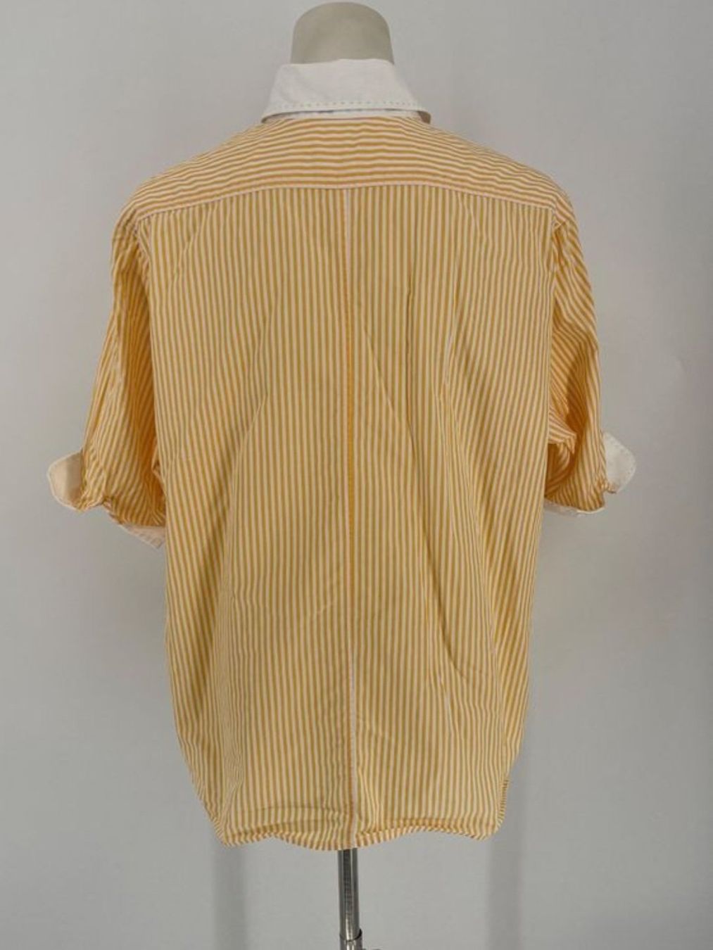 Van Laack Camicette: Bluse Gr. 48 von van Laack gelb/weiss gestreift – Usato da Zürich venduto da mer_6tqg 4