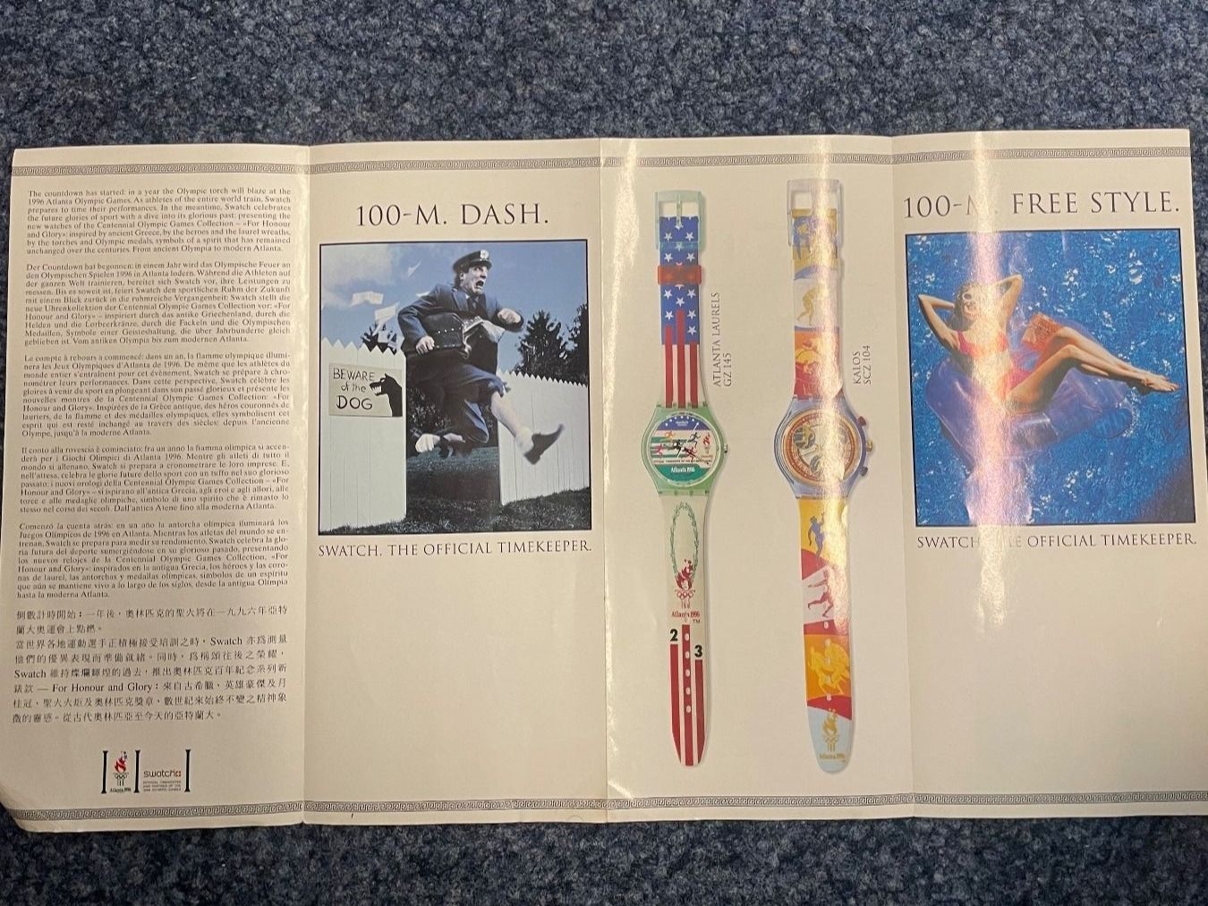Swatch Documenti: The Swatch Centennial Olympic Games Collection – Usato da Wilen b. Wil venduto da Alvaro00 1