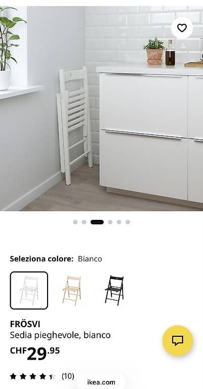 Sedie: Sedia pieghevole Ikea  – Usato da Tenero venduto da chi_7y8t 3