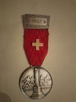 Antiker Schützen Auszeichnung Medaille 1962